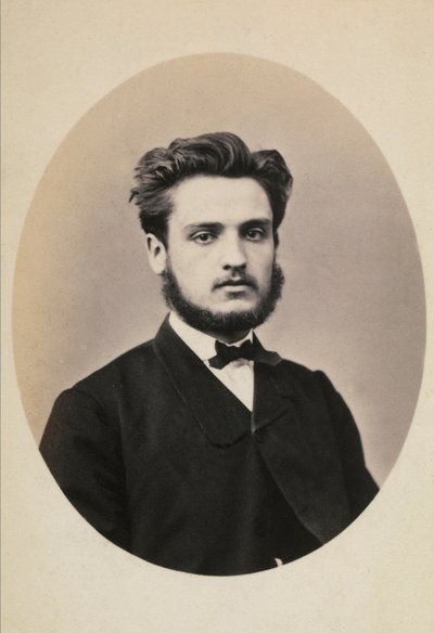 フランス人写真家Gustave Eugene Chauffourierの肖像 作： Giuseppe Incorpora