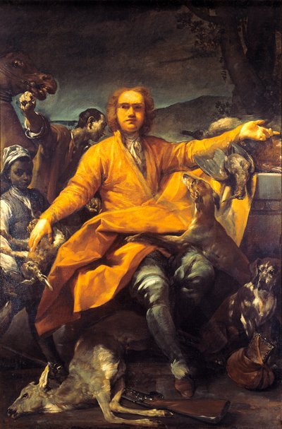 Retrato de caçador, de Giuseppe Maria Crespi (1665-1747) 作： Giuseppe Maria (1665 1747) Crespi