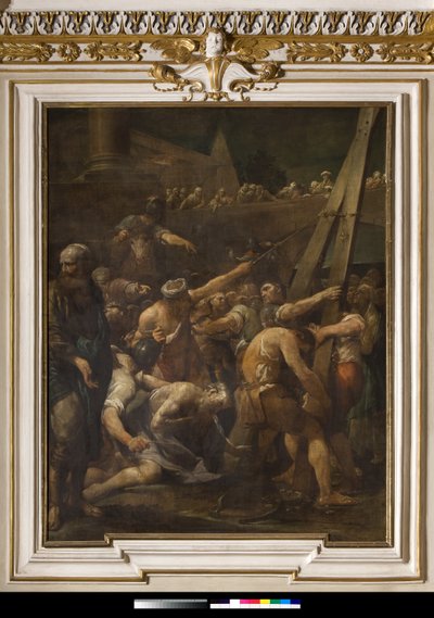 殉教の十字架の前の聖アンデレ 作： Giuseppe Maria Crespi