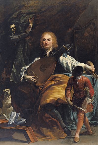 フルビオ・グラティ伯爵の肖像 作： Giuseppe Maria Crespi