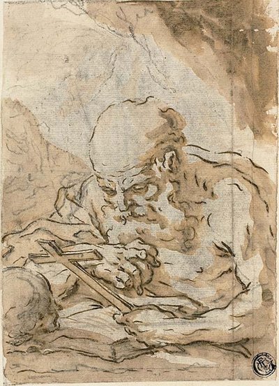 聖ジェローム 作： Giuseppe Maria Crespi