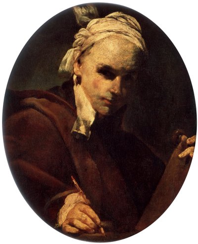 自画像、c1700。 作： Giuseppe Maria Crespi