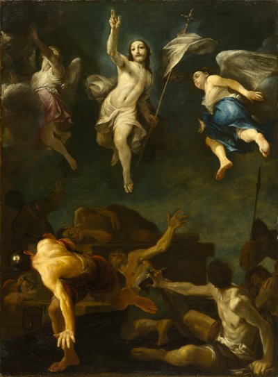 キリストの復活、1690年 作： Giuseppe Maria Crespi