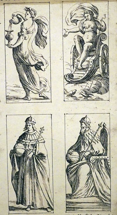 ジュゼッペ・マリア・ミテリによる17世紀のタロットカード 作： Giuseppe Maria Mitelli