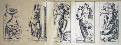 ジュゼッペマリアミテッリによる17世紀のタロットカード 作： Giuseppe Maria Mitelli