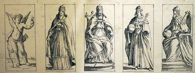 ジュゼッペマリアミテッリによる17世紀のタロットカード 作： Giuseppe Maria Mitelli
