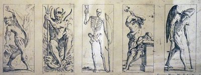 ジュゼッペマリアミテッリによる17世紀のタロットカード 作： Giuseppe Maria Mitelli