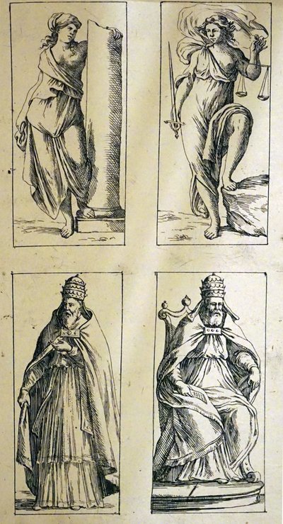 ジュゼッペマリアミテッリによる17世紀のタロットカード 作： Giuseppe Maria Mitelli