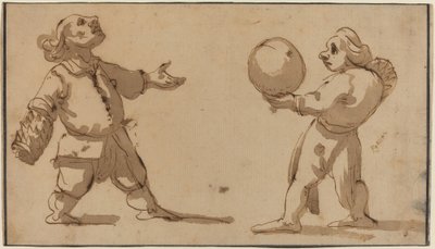 野球選手の似顔絵 作： Giuseppe Maria Mitelli