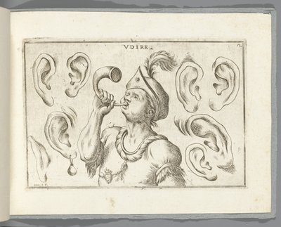 聴覚 ウディレ (オブジェクトのタイトル) 作： Giuseppe Maria Mitelli