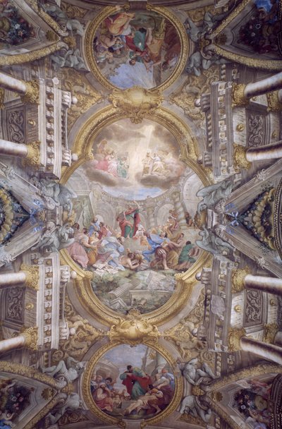 アレオパゴス、ボローニャ、イタリアでの聖パウロの行為（写真） 作： Giuseppe Maria and Antonio Rolli