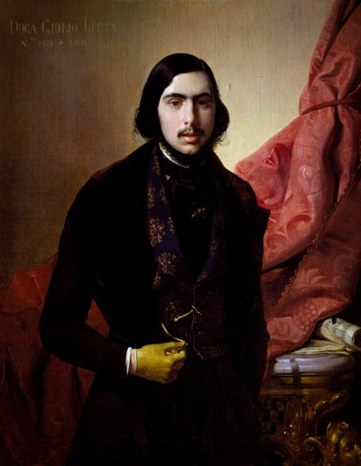 ジュリオ・リッタの肖像（ミラノ 作： Giuseppe Molteni