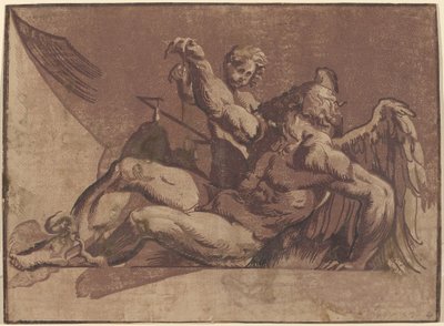 土星 作： Giuseppe Nicolo Vicentino, after Giovanni Antonio Pordenone