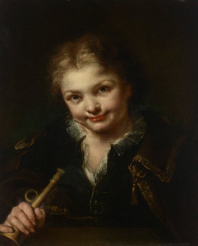 トランペットを持った少年 作： ジュゼッペ・ノガリ