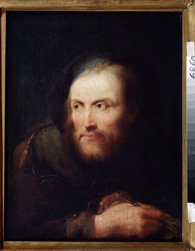 男の肖像。 （男の肖像）。 ジュゼッペ ノガリ (1699-1763) の絵画。 イタリア、ロココ様式のベネチア派。 キャンバスに油彩。 ロシアのトゥーラ国立博物館。 作： Giuseppe Nogari