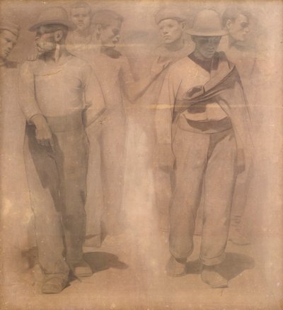 第 4 州の漫画 作： Giuseppe Pellizza da Volpedo