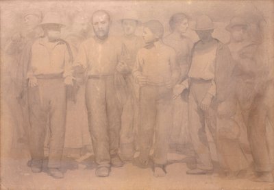 第 4 州の漫画 作： Giuseppe Pellizza da Volpedo