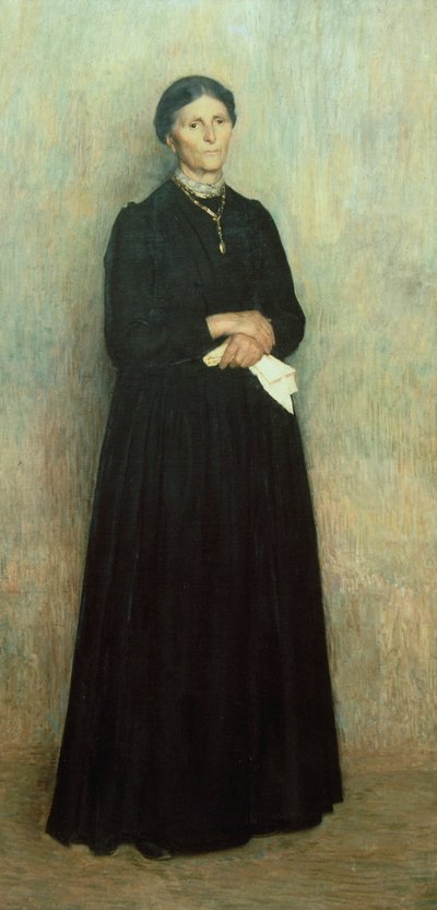 彼の母親の肖像 作： Giuseppe Pellizza da Volpedo