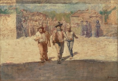 飢餓の大使 作： Giuseppe Pellizza da Volpedo