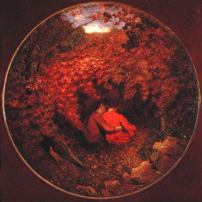 命の愛、1901 作： Giuseppe Pellizza da Volpedo
