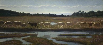 人生の鏡 作： Giuseppe Pellizza da Volpedo