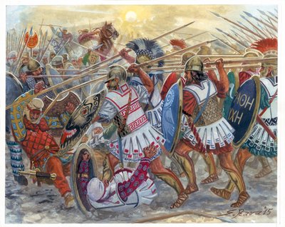 クナクサの戦い 作： Giuseppe Rava