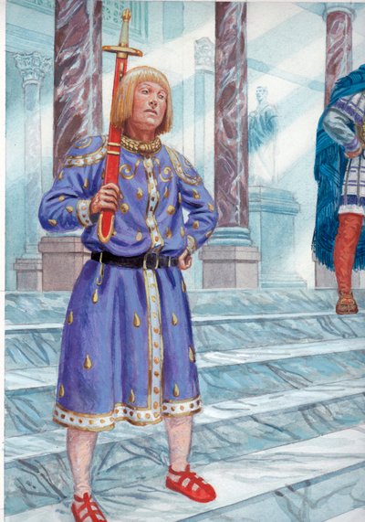 後期ローマ帝国の軽・補助部隊 作： Giuseppe Rava