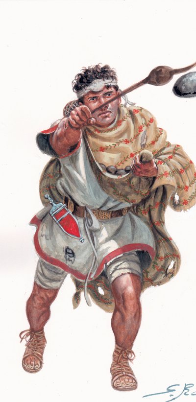 バレアレス出身のスリンガー 作： Giuseppe Rava