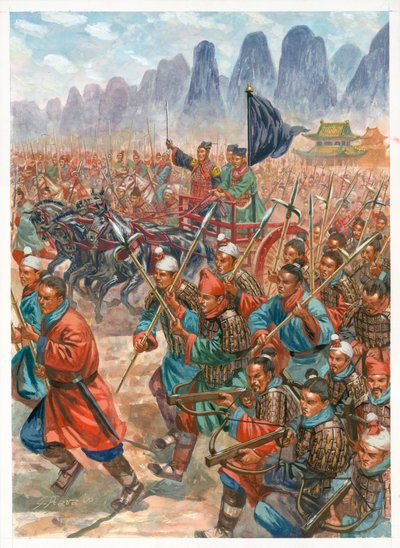 秦の始皇帝の軍隊 作： Giuseppe Rava