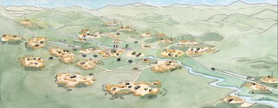 インドシナ戦争：1953年11月から1954年5月にかけてフランス軍とベトナム軍が対峙したディエンビエンフーの戦いの図 - 第一次インドシナ戦争：フランス極東遠征軍とフランス軍のディエンビエンフーの戦いの図 作： Giuseppe Rava
