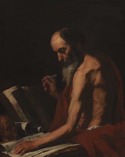 聖ジェローム 作： Giuseppe Ribera