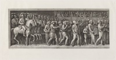 1796 年 5 月 15 日のミラノへのフランス人の入場 作： Giuseppe Rosaspina, after Andrea Appiani