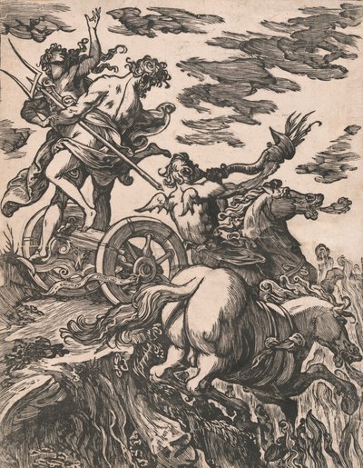 ペルセポネのレイプと冥王星の右側、1590 年から 1607 年。 作： Giuseppe Scolari