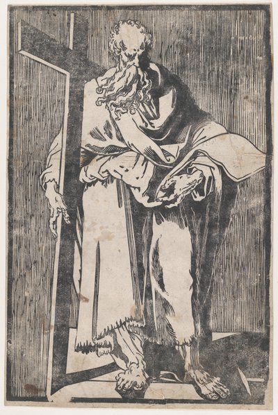 本と十字架を持って立っている聖フィリップ。 1590-1600。 作： Giuseppe Scolari