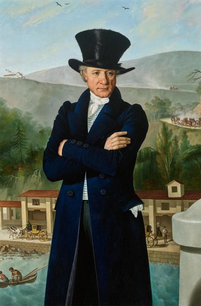 トリエステ港の運搬請負業者パオロ・プライニッチュ（ローズグ1762年～トリエステ1840年 作： Giuseppe Tominz