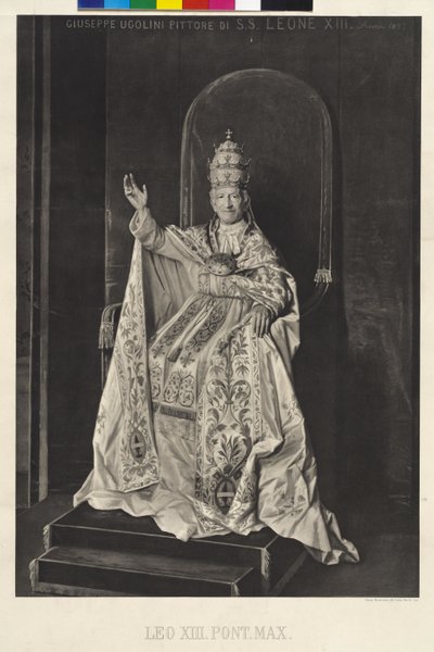ローマ教皇レオ13世 作： Giuseppe Ugolini