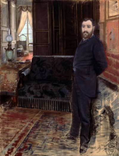 自画像 作： Giuseppe de Nittis