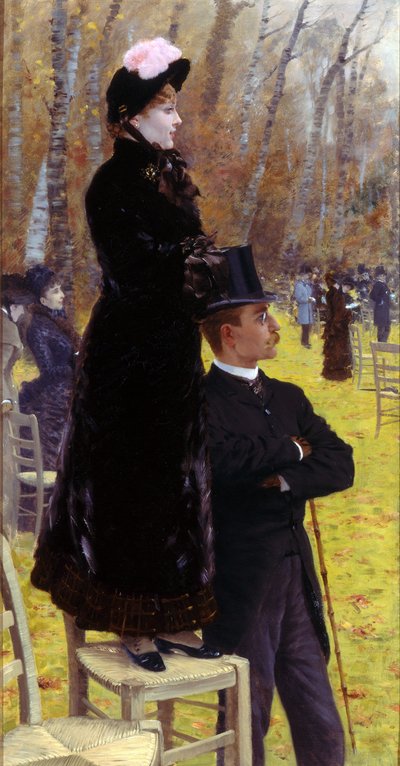 オートゥイユでのレース 作： Giuseppe de Nittis