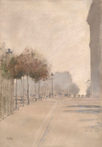 パリの眺め 作： Giuseppe de Nittis
