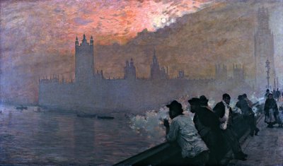 ウェストミンスター 作： Giuseppe de Nittis