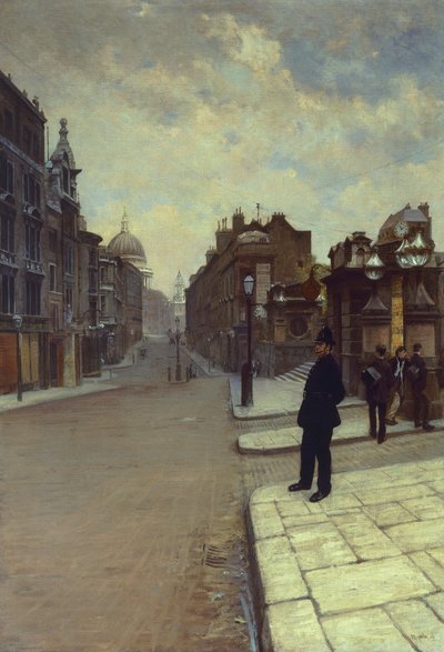 ロンドンの日曜日 作： Giuseppe or Joseph de Nittis
