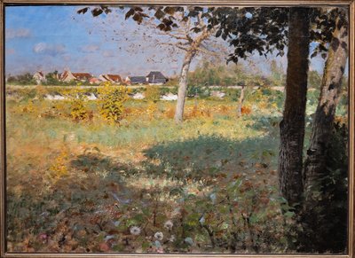オールド ガーデン 作： Giuseppe or Joseph de Nittis