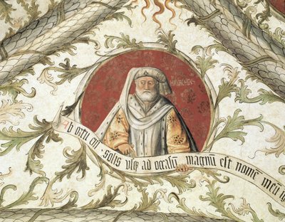 Loggia d "Annunciation、1451年の預言者Malachi 作： Giusto dAllamagna