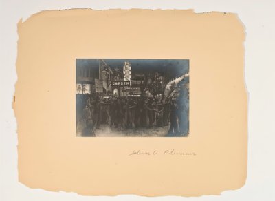 人々の生活からのシーン、無題のポートフォリオ、c。 1905～1906年。 作： Glenn O Coleman