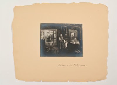 人々の生活からのシーン、無題のポートフォリオ、c。 1905～1906年。 作： Glenn O Coleman