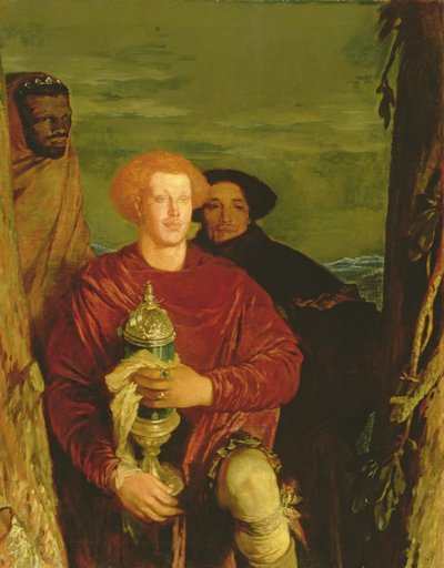 3人の王の礼拝、1918年 作： Glyn Warren Philpot