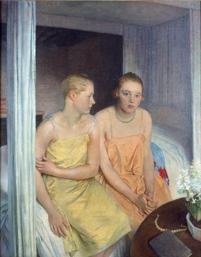 ガブリエルとローズマリー、1828年 作： Glyn Warren Philpot