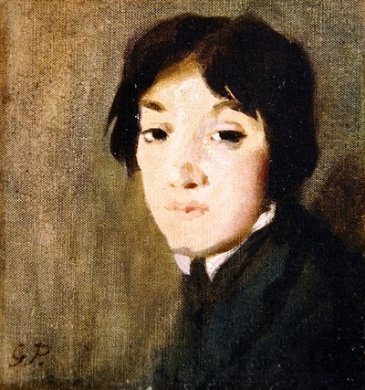 レディー・パック氏の肖像画のための頭部習作 1909年頃 （油彩・キャンバス） 作： Glyn Warren Philpot