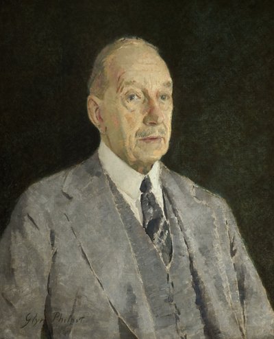 セシルヒギンズの肖像、1935 作： Glyn Warren Philpot