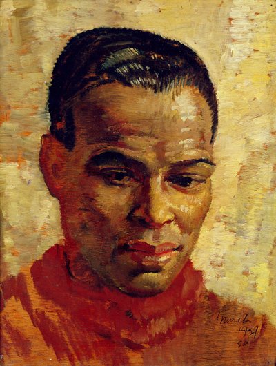 男の肖像、おそらくヘンリートーマス、1929年 作： Glyn Warren Philpot